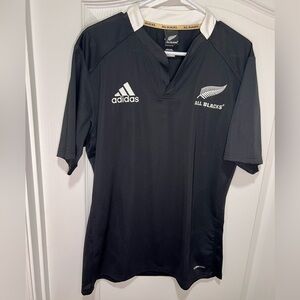 All Blacks New Zealand Rugby Home Replica Jersey Adidas Men’s Size Large